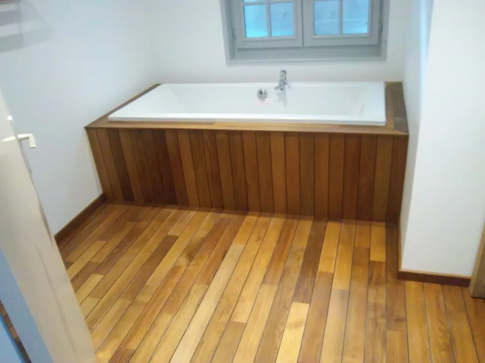 parquet salle de bain